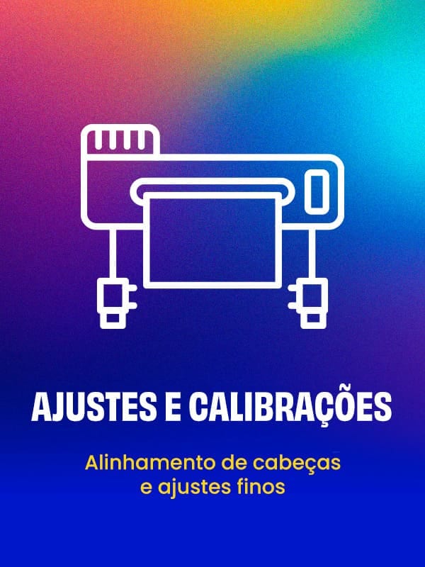 Calibragem e alinhamento das cabeças de impressão